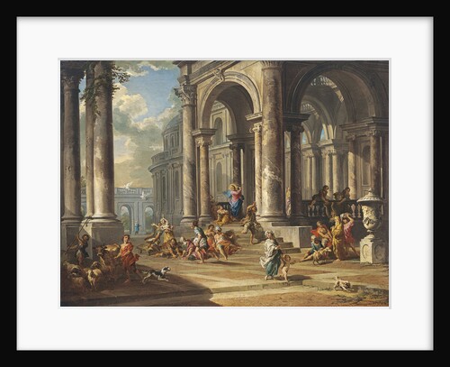Christ Driving the Money Changers from the Temple by Giovanni Paolo Panini