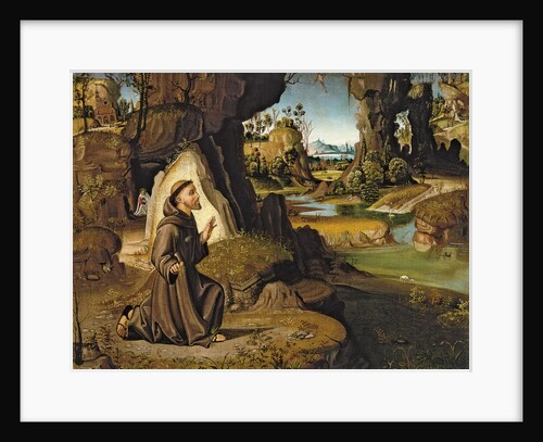 Saint Francis receiving the Stigmata by Antonio Pirri