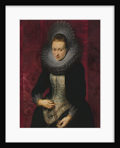 Portrait of a young Woman with a Rosary by Pieter Paul Rubens