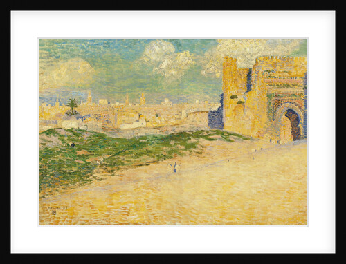The Mansur Gate in Meknes, Morocco by Théo van Rysselberghe
