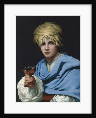 Boy in a Turban holding a Nosegay by Michiel Sweerts