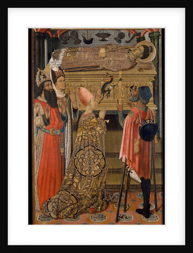 Princess Eudoxia before the Tomb of Saint Stephen by Vergós Family