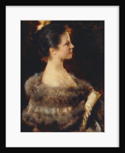 Woman in Evening Gown by Romà Ribera