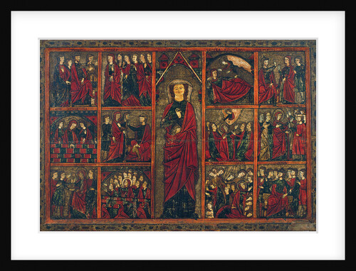 Saint Ursula with Scenes from her Life by Master of Bierge