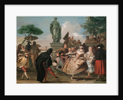 The Minuet by Giandomenico Tiepolo