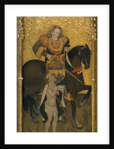 Saint Martin Sharing his Cloak by Jaume Ferrer
