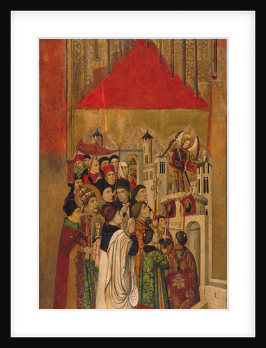 Apparition of Saint Michael at the Castle of SantAngelo by Jaume Huguet