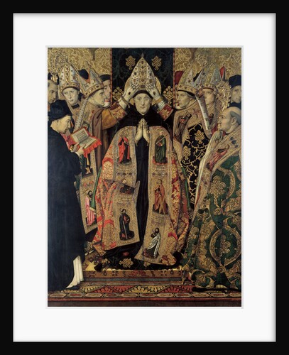 The Consecration of Saint Augustine by Jaume Huguet