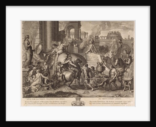 Alexander Entering Babylon by Jean Audran