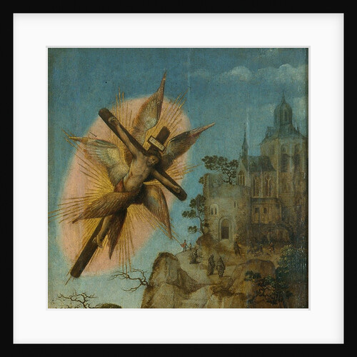Triptych of the Baptism of Christ (Detail) by Master of Frankfurt