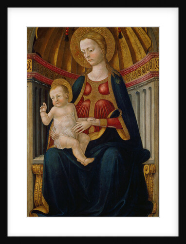 The Virgin and Child Enthroned by Neri di Bicci