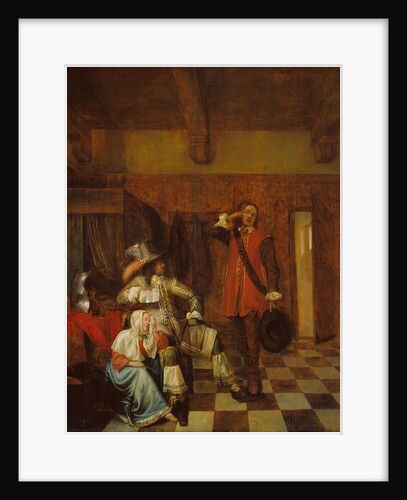 The bearer of bad news by Pieter Hooch de