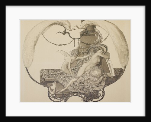 Design for a bookplate by Franz von Bayros