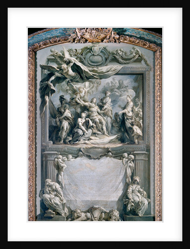 Louis XV gives peace to Europe by François Le Moyne