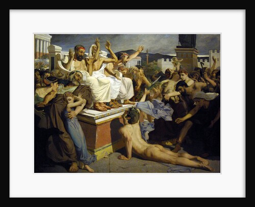 Pheidippides giving word of victory after the Battle of Marathon by Luc-Olivier Merson
