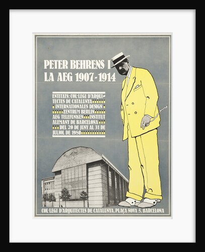 Peter Behrens and AEG 1907-1914 (Poster) by Anonymous