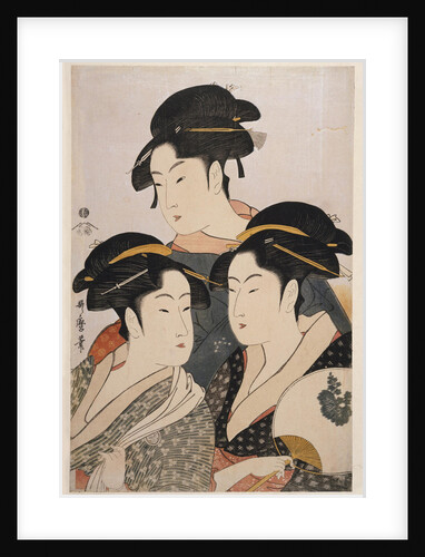 Three Beauties of the Present Day (Toji san bijin) by Kitagawa Utamaro