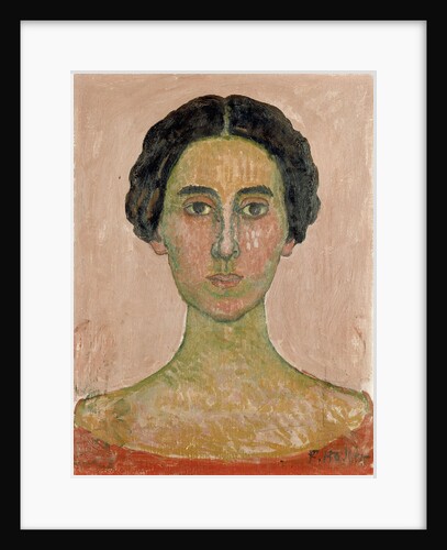 Portrait of Valentine Godé-Darel (Head of French woman) by Ferdinand Hodler