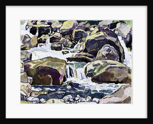 Mountain Stream near Champéry by Ferdinand Hodler