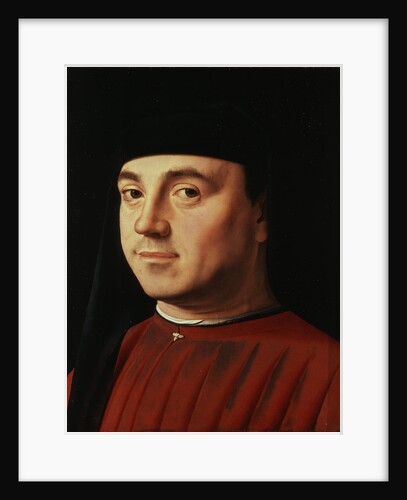 Portrait of a man by Antonello da Messina