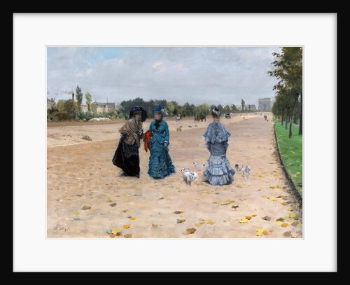 Avenue du Bois de Boulogne by Giuseppe De Nittis