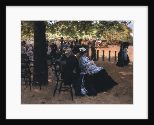 Fliration, Hyde Park by Giuseppe De Nittis