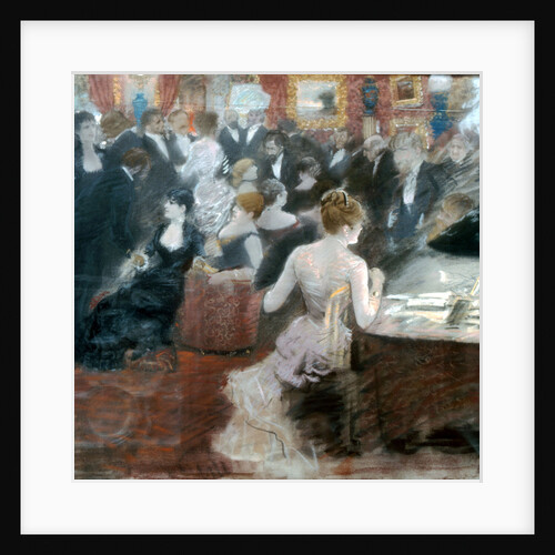 The Salon of Princess Mathilde by Giuseppe De Nittis