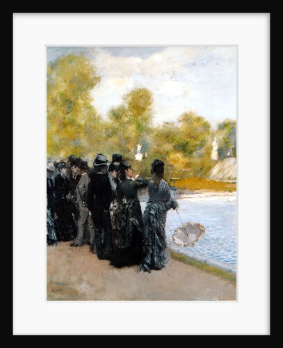 The Pool in the Jardin du Luxembourg by Giuseppe De Nittis