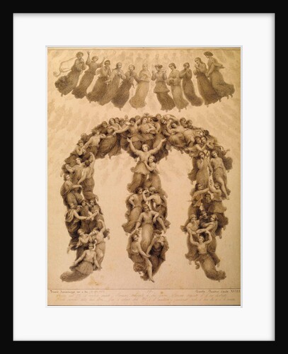 Illustration to the Divine Comedy by Dante Alighieri (Paradiso canto XVIII) by Francesco Scaramuzza