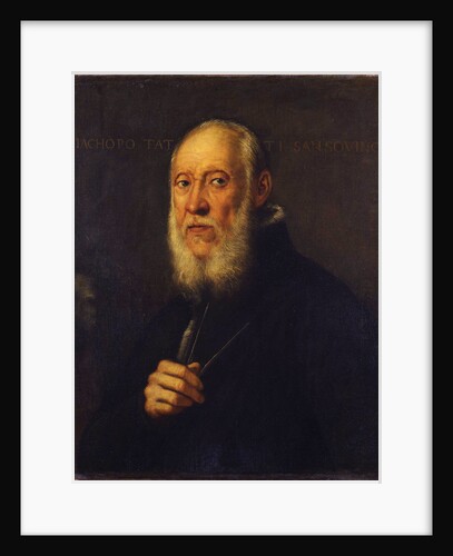 Portrait of the sculptor Jacopo Sansovino by Jacopo Tintoretto