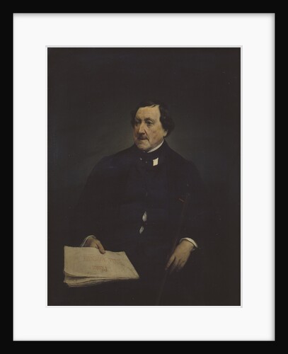 Portrait of the composer Gioachino Antonio Rossini by Francesco Hayez