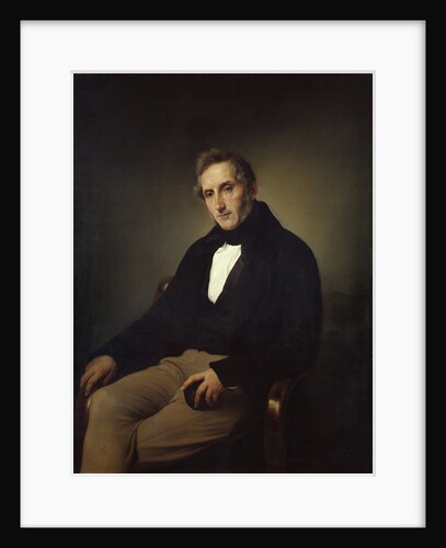 Portrait of the poet Alessandro Manzoni by Francesco Hayez