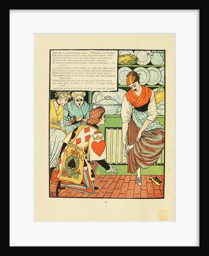 Illustration for Fairy Tale Cinderella by Walter Crane