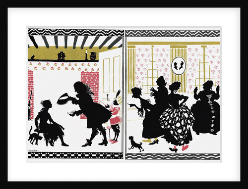 Illustration for Fairy Tale Cinderella by Arthur Rackham