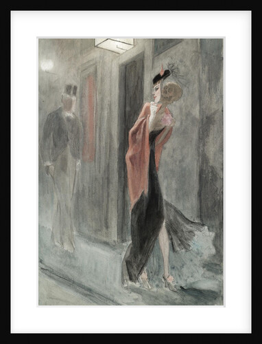 Street corner, four in the morning (Parodie humaine) by Félicien Rops