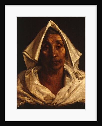 Old Italian Woman by Théodore Géricault