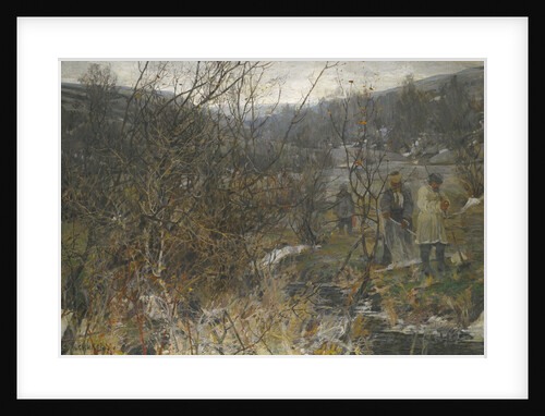 Winter Hunt by Ivan Fyodorovich Kolesnikov