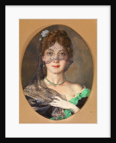 The Lady with the Veil (Manon Lescaut) by Konstantin Andreyevich Somov