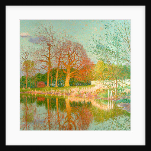 Chestnut Tree in the Evening Sun by Émile Claus