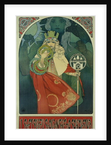 Sokol Festival (Poster) by Alfons Marie Mucha