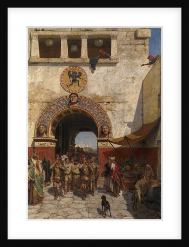 Gate in Volterra, Etruria by Alexander Alexandrovich Svedomsky