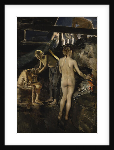 In the Sauna by Akseli Gallen-Kallela