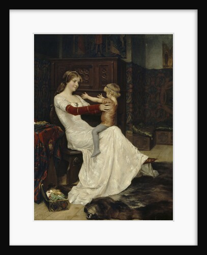 Queen Blanche of Namur by Albert Gustaf Aristides Edelfelt