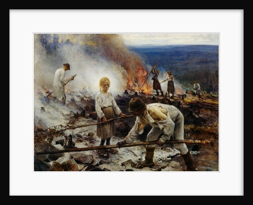Under the Yoke (Burning the Brushwood) by Eero Järnefelt