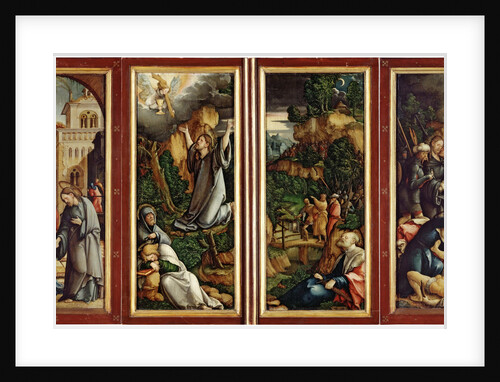The Wildenstein Altarpiece (closed) by Master of Messkirch