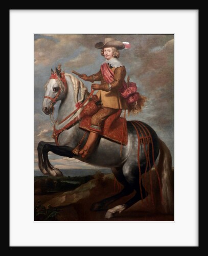 Equestrian portrait of Cardinal-Infante Ferdinand of Austria by Caspar de Crayer