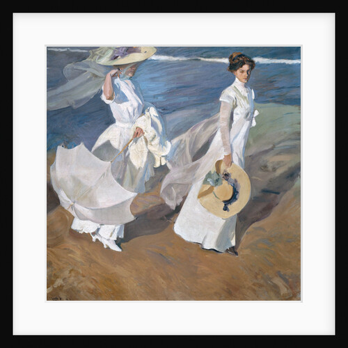 Strolling along the Seashore by Joaquín Sorolla y Bastida