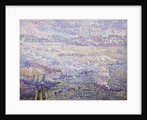 Rotterdam. Les Fumées by Paul Signac