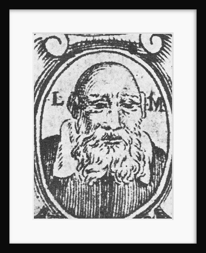 Self-Portrait from Chaje Jehuda (Life of Yehudah) by Leon of Modena