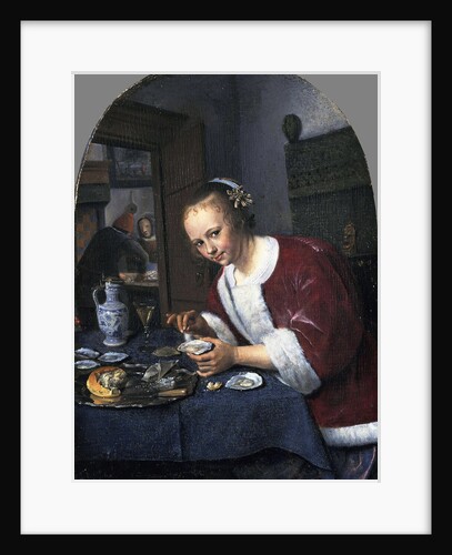 Girl with oysters by Jan Havicksz Steen